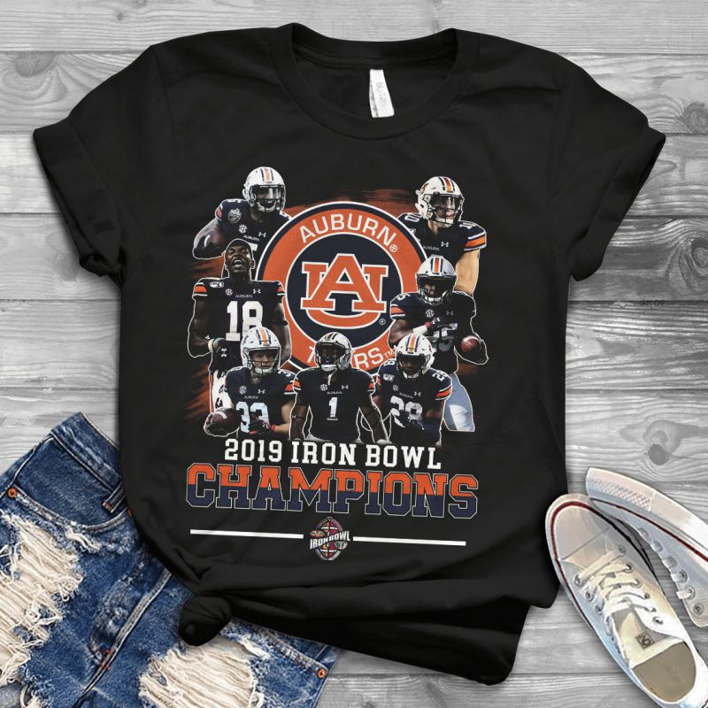 Auburn AU 2019 Iron Bowl Champions Football Team Handmade Shirt ...