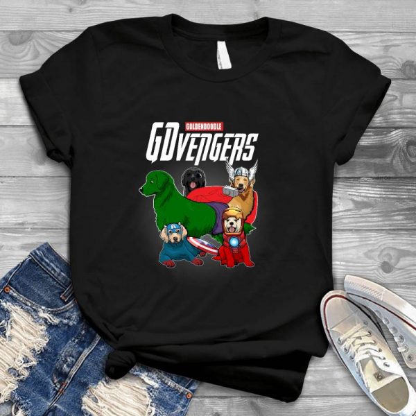 Marveel Avenger Goldendoodle Superheros Funny Dog Gift Golden Doodle ...