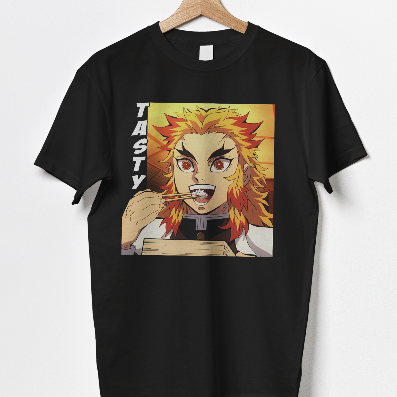 Kyojuro Rengoku Tasty - Demon anime Slayer Shirt - UszTee Best T-Shirts